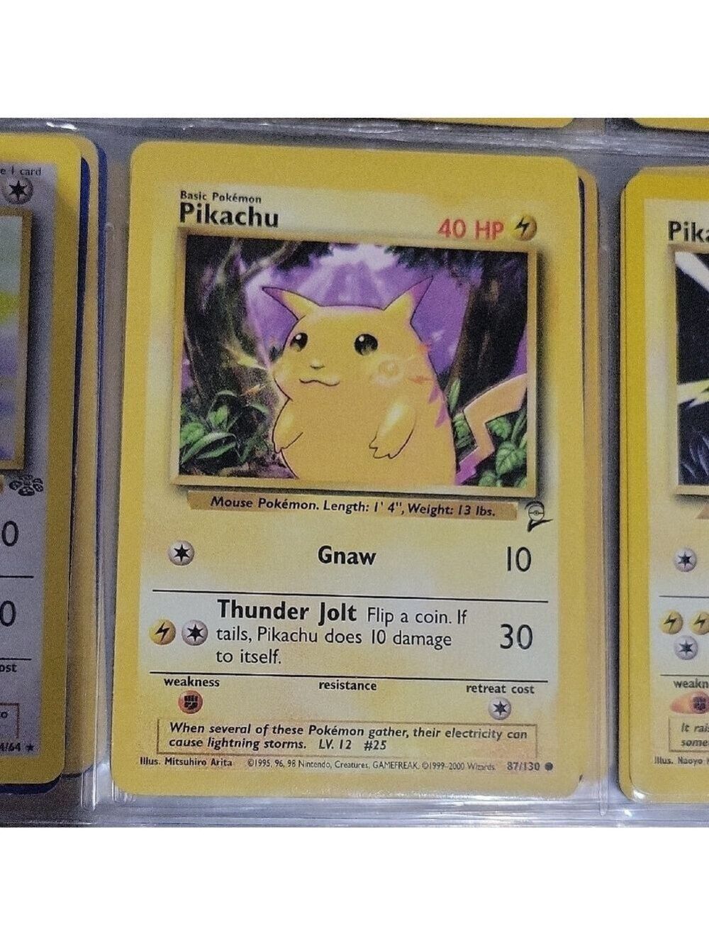 Pokémon Pikachu Card